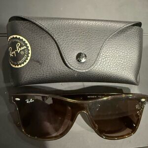 Ray-Ban BLAZE WAYFARER SUNGLASSES RB 4440-N BROWN with Case & Cloth